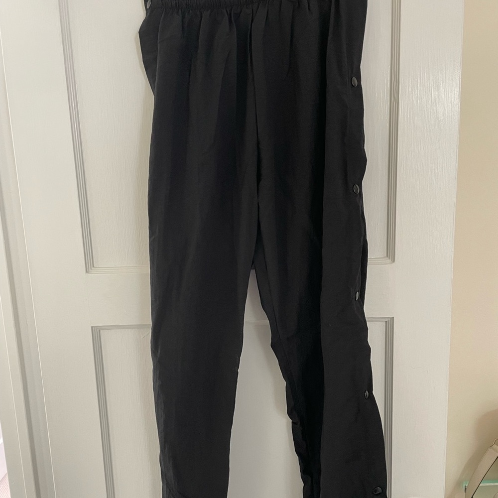 Vintage Cabrera sport breakaway black gym active pants